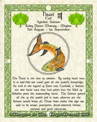 Hazel-Salmon-Celtic-Lunar-Zodiac-Sign-Print-Druid-Tree-Lore_Astrology_Art-Aug-Sept_Birthdays_Pagan_Altar_Decor
